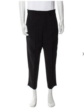 RICK OWENS Black Dress Pants Size XL